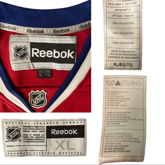 OkNLH official licenced jersey, Reebok, Canadian, size XL, - Picture 3 of 8